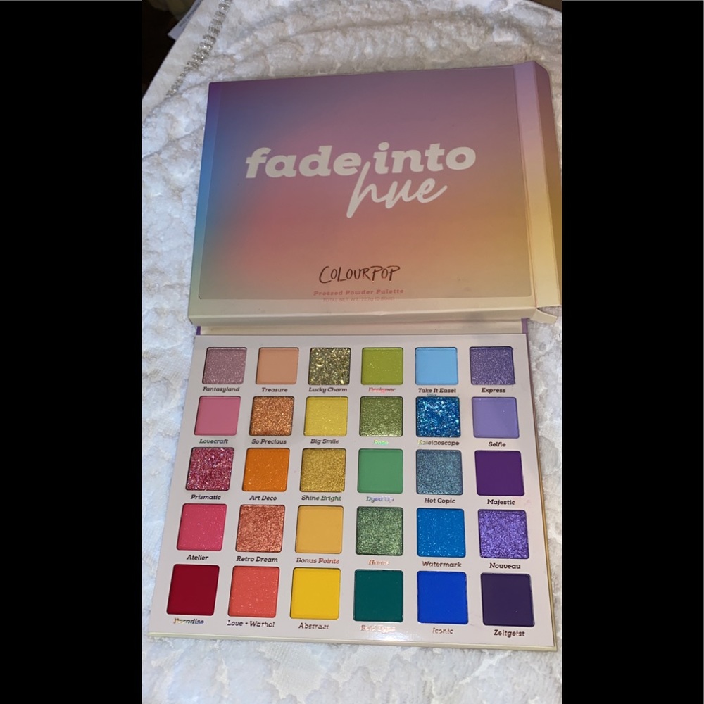Colourpop Fade into Hue palette